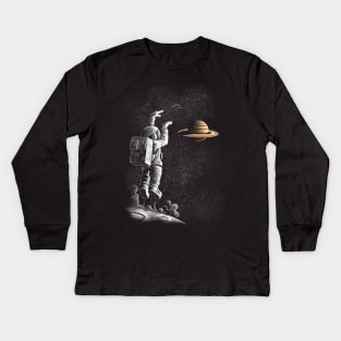 A basketball star Kids Long Sleeve T-Shirt